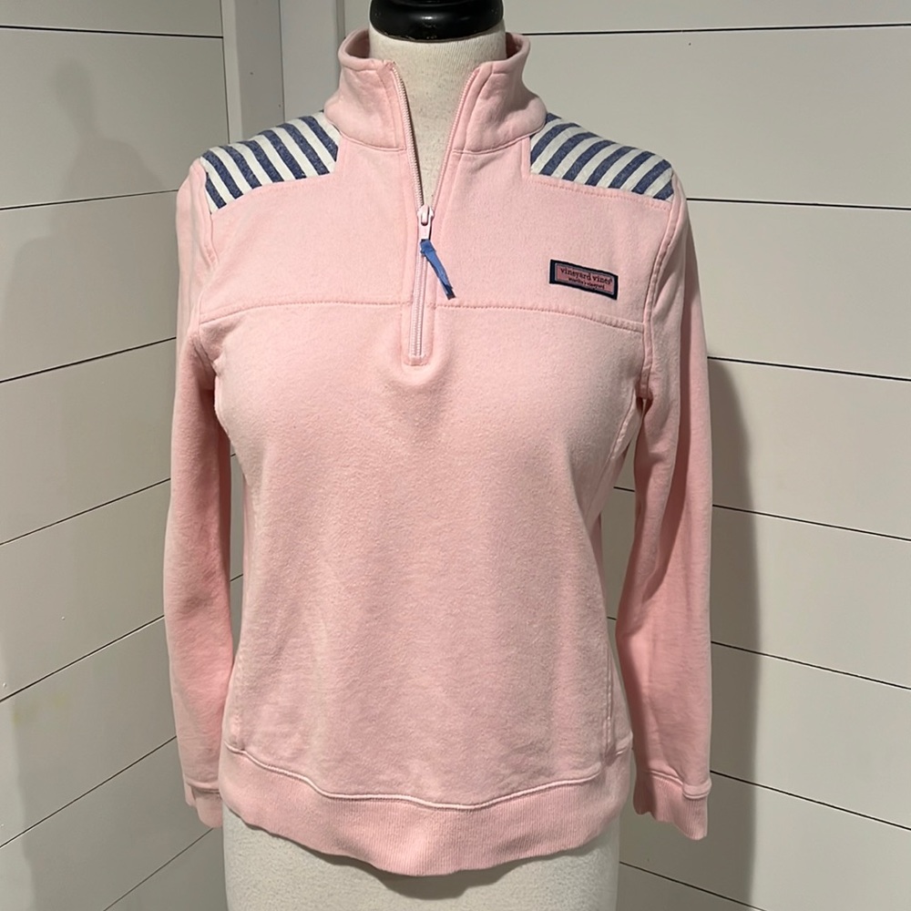 Vineyard Vines Shep Shirt Sewarshirt Pullover Pink Small